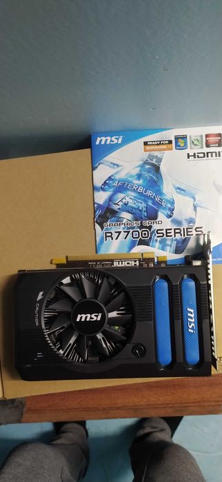 Placa gráfica, motherboard com processador e memória ram