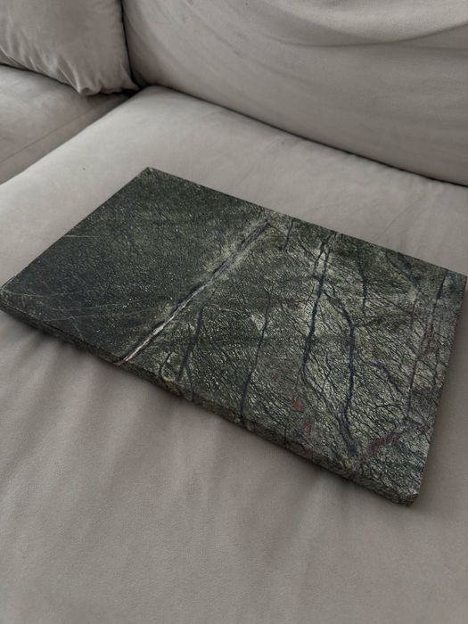 Taca marmurowa marmur zielony tacka do serwowania HM H&M home nowa