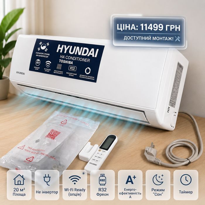 Hyundai ARN07PTUAWF4 кондиціонер до 20 м²