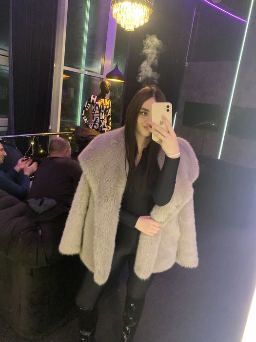 Zara Шуба Еко бежева