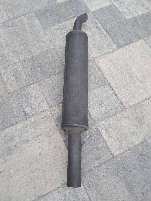 Tłumik okrągły krótki przelotowy zetor Ursus