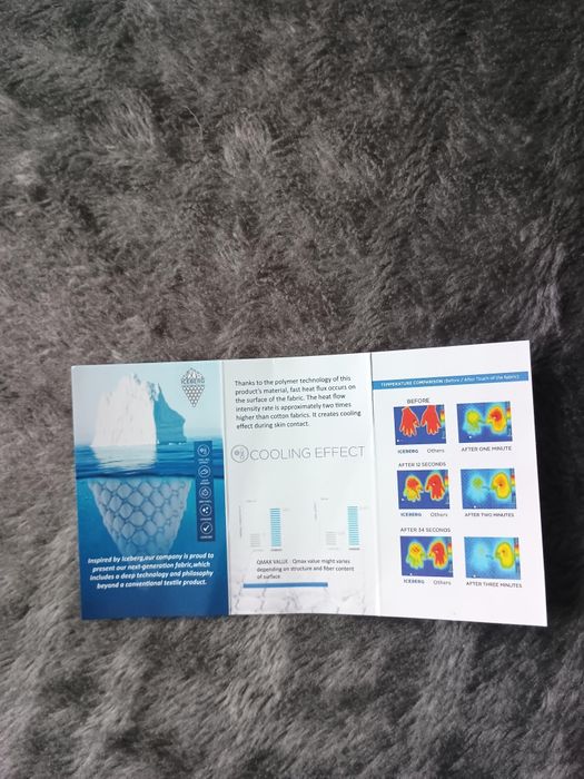 Poduszka chłodząca Dalisa Iceberg 3D z dzianiny z włóknem High Tech 40