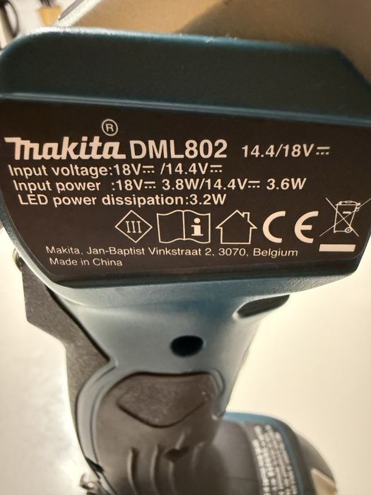 Ліхтар Makita DML 802 оригінал , стан новий
