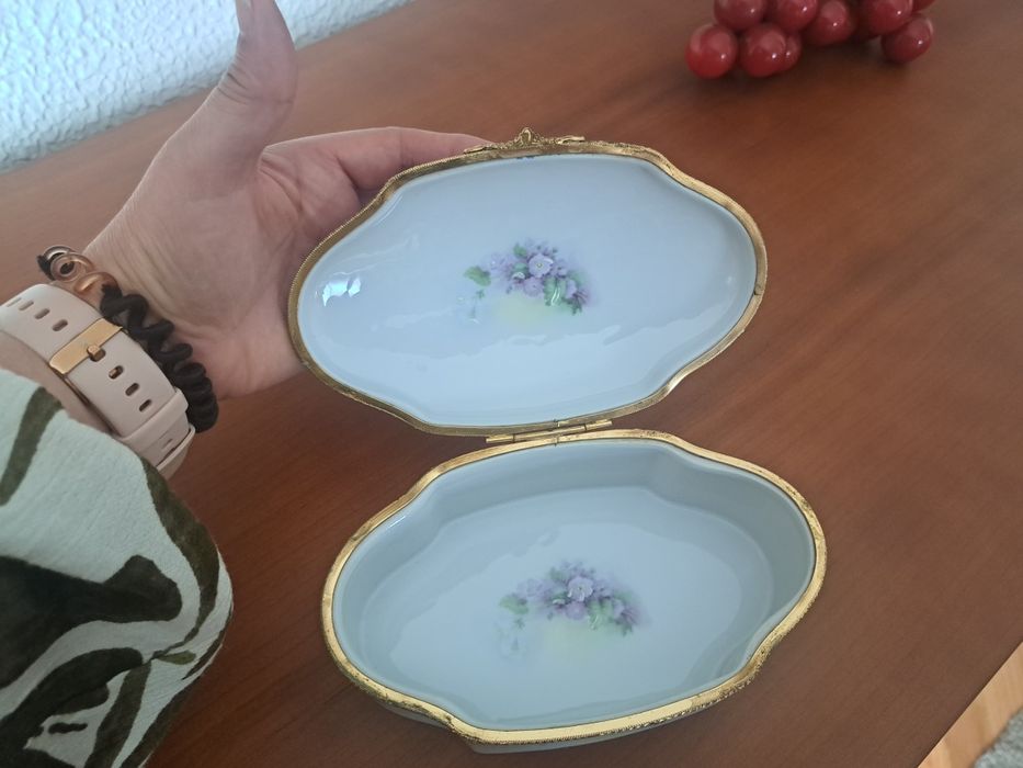 Guarda jóias porcelana Limoge