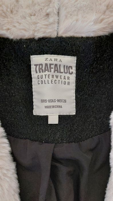 Casaco curto de pêlo Zara