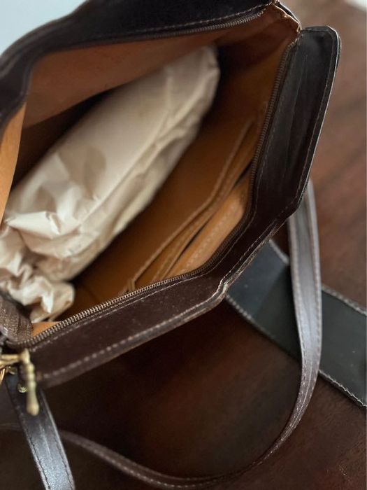 Mala/Bolsa vintage Ralis de pele – NOVA