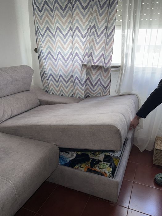 Sofá Chaiselongue 2.8m com garantia até 2028 - Conforama DANIELA2