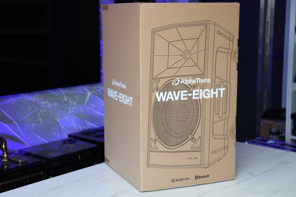 Alpha Theta Wave-Eight  przenośny głośnik DJ z SonicLink xdj az