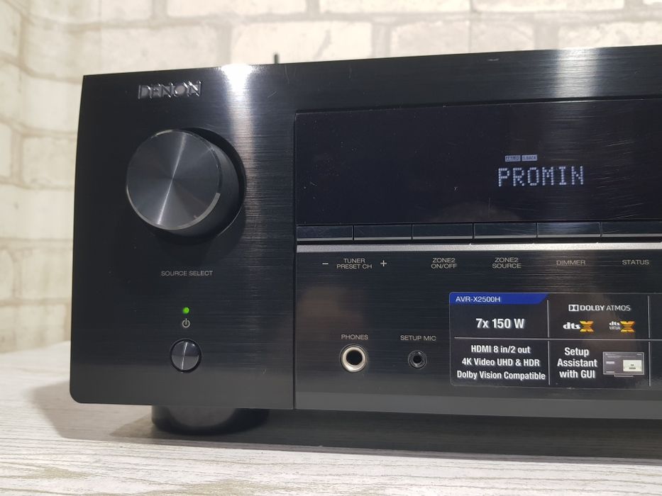 7.2 AV ресивер DENON AVR X2500, *7x150 Вт, HDMI, USB, 4K Wi-Fi б/у з Німеччини