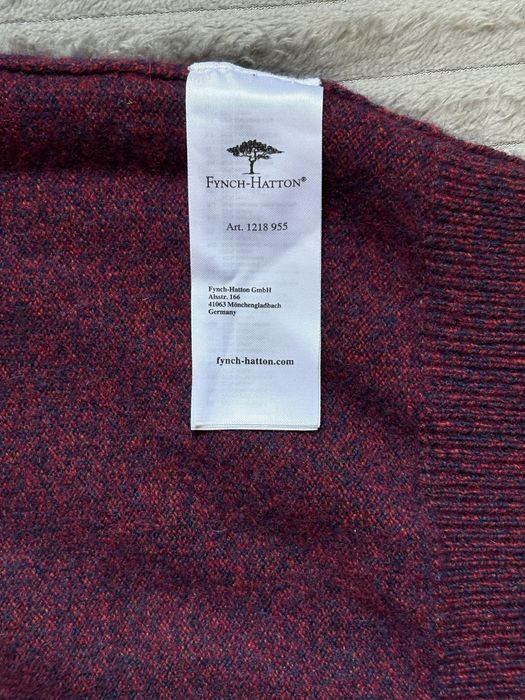 Sweter męski Fynch-Hatton M 80% Wełna Merino | Supreme Pretwist