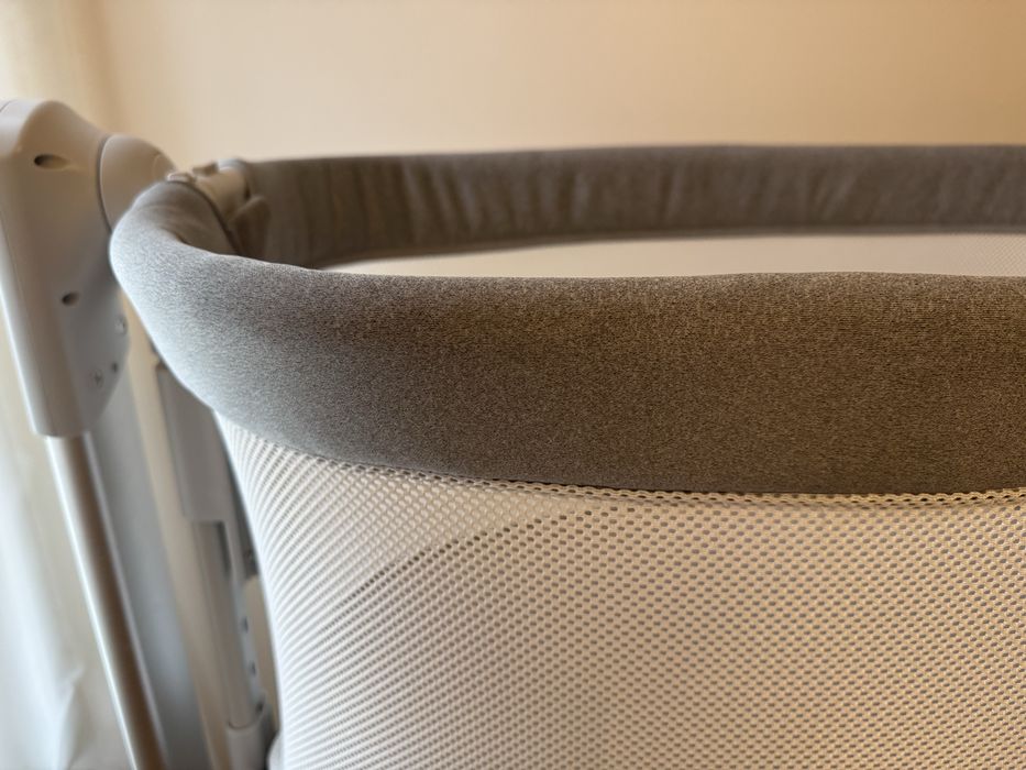 Приставная детская кроватка манеж El Camino ME 1125-G на колесиках