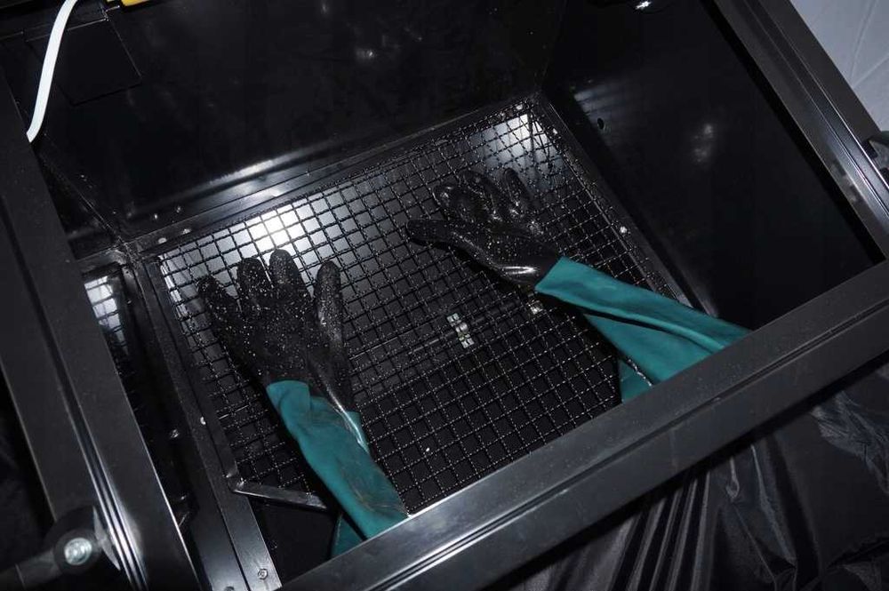 PIASKARKA KABINOWA STACJONARNA Warsztatowa Profesjonalna Duża 90L