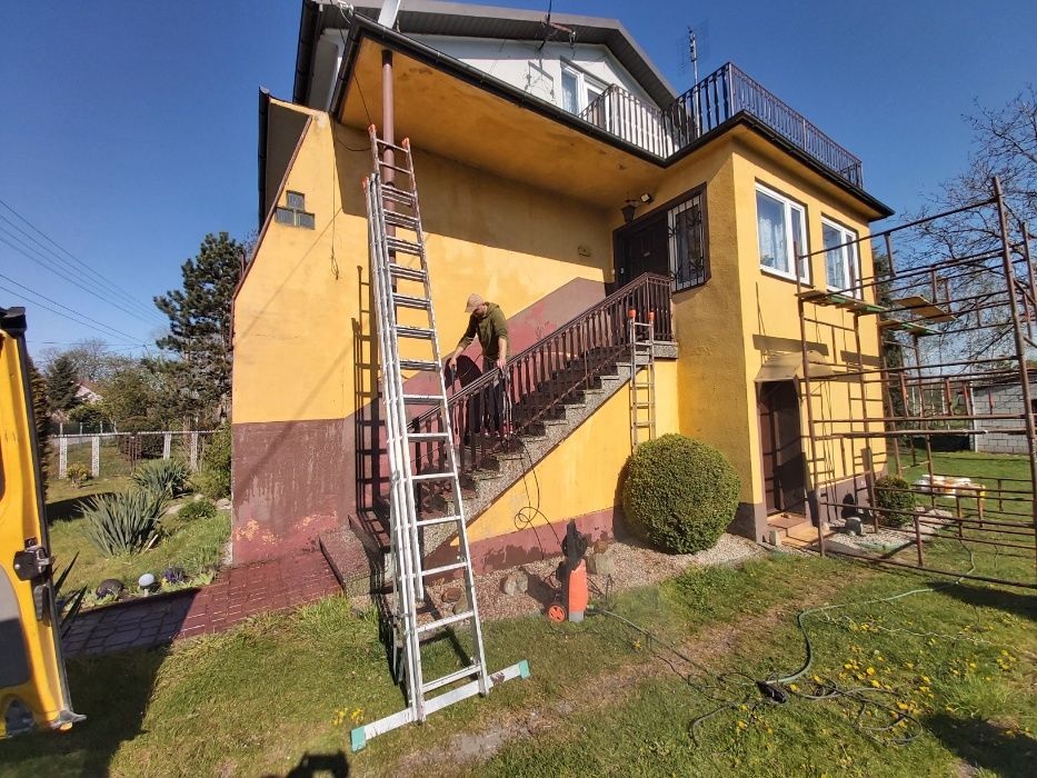 Malowanie dachu dachów elewacji krycie papą mycie czyszczenieGWARANCJA