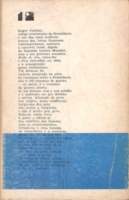 Um homem só de Roger Vailland