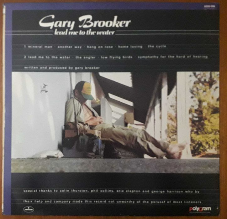 Gary Brooker disco de vinil "Lead me to the water"
