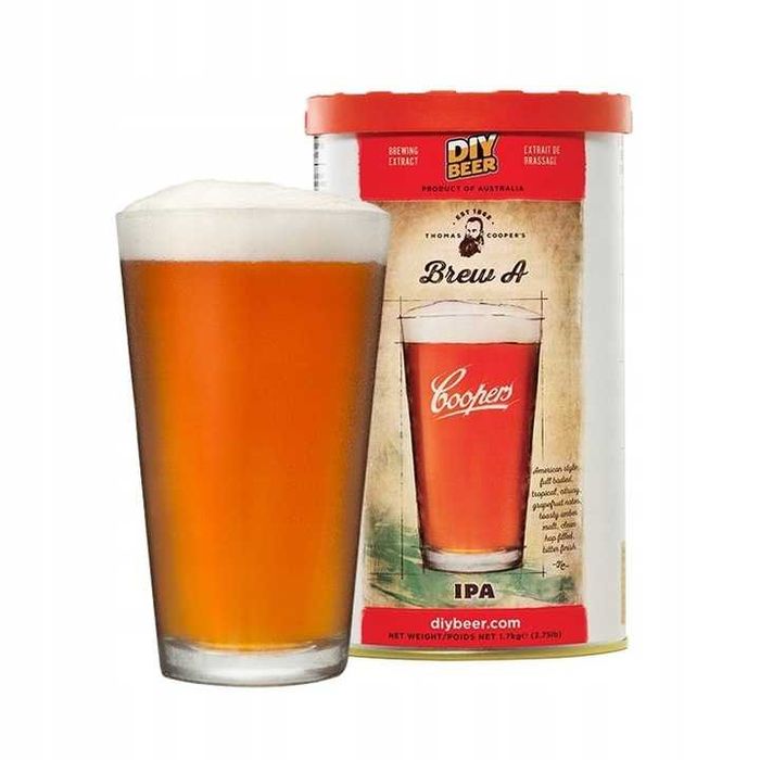 Coopers Brew Kit Brew A IPA 1,7kg piwo domowe + drożdże