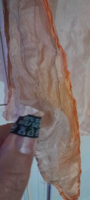 Encharpe de seda laranja