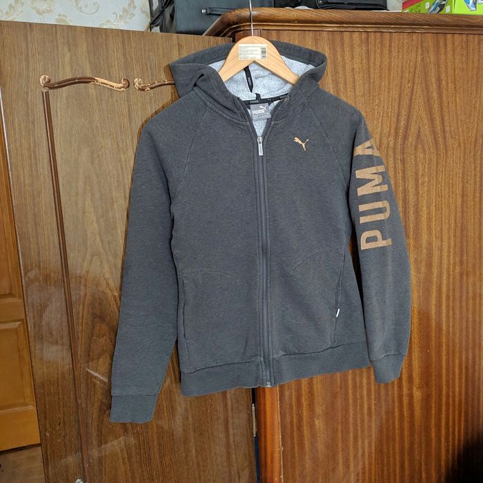 Толстовка жіноча PUMA оригінал XS худі кофта з капюшоном