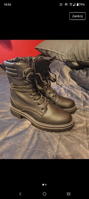 Buty botki traperki damskie esmara 40