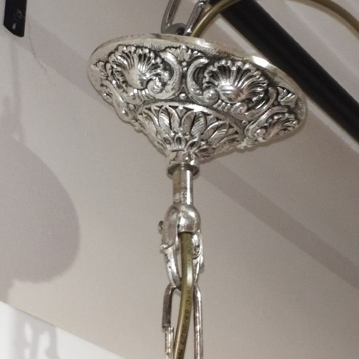 Candeeiro / Lustre de cristal vintage
