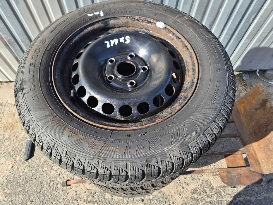 Koła felgi opony zimowe FULDA Audi A4 B5 B6 A6 C5 VW Passat 5X112 15" kpl