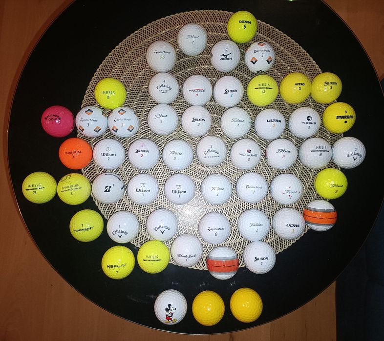 Piłki golfowe profesjonalne - 54 sztuki