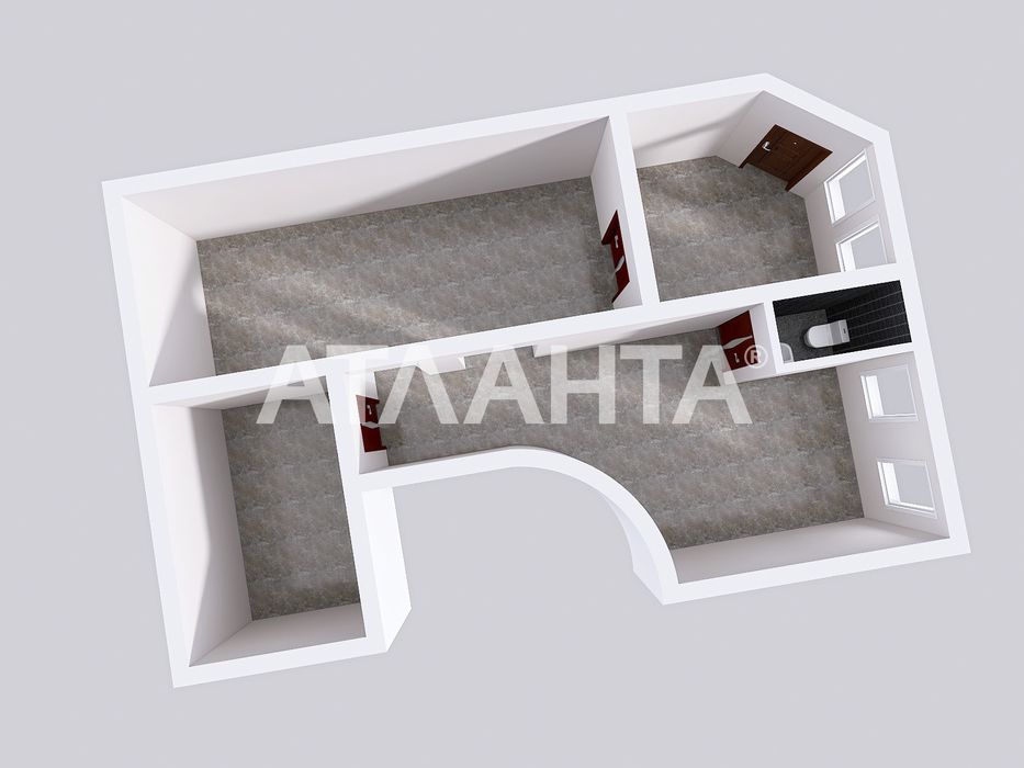 Двухкомнатная квартира в самом центре Одессы, Греческая/Афины