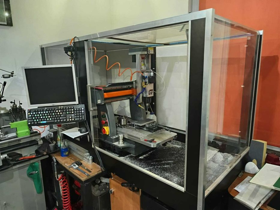 Frezarka CNC 3D MG-CERTUS STCNC3D 350x750x200/250 MACH ( ploter 3d frezowanie obróbka aluminium )