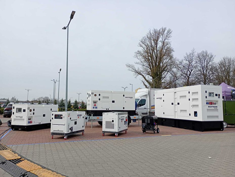 Agregat Prądotwórczy Stacjonarny Generator Machtmann 250 kVA 200 kW Diesel | AVR SZR ATS Autostart Fogo Cat Atlas Copco Himoinsa