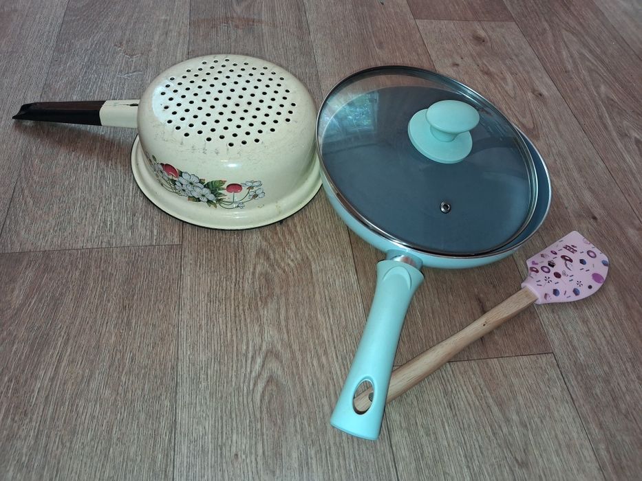 Кастрюля, сковородка, тазы, дуршлаг