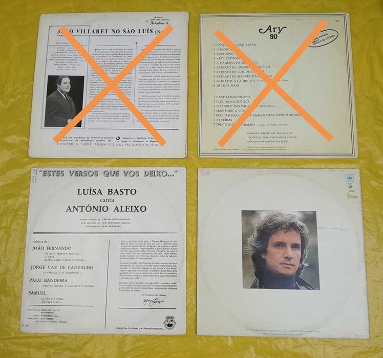 Discos Carlos do Carmo, Tom Jones, Música Clássica,..