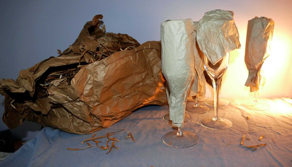 Kieliszki do szampana 6 szt. kolekcja z PRL