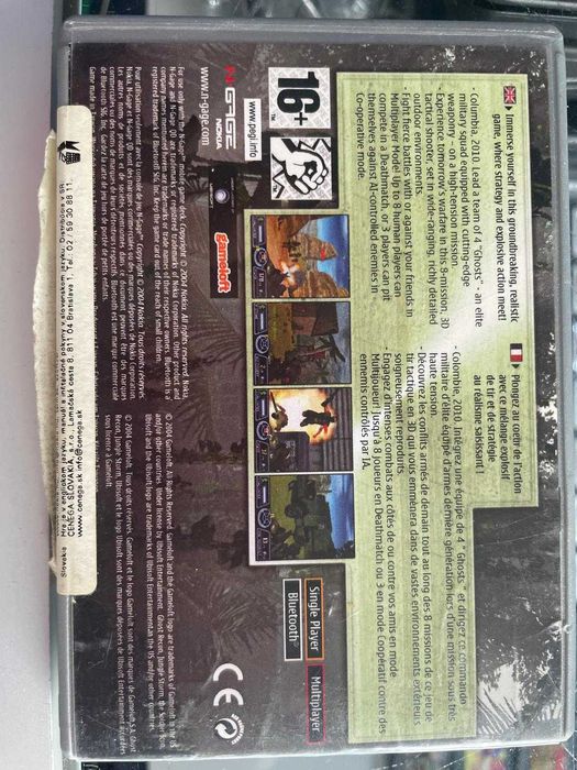 Nokia N-Gage - Tom Clancy's Ghost Recon Jungle Storm - Sklep - Wolumen