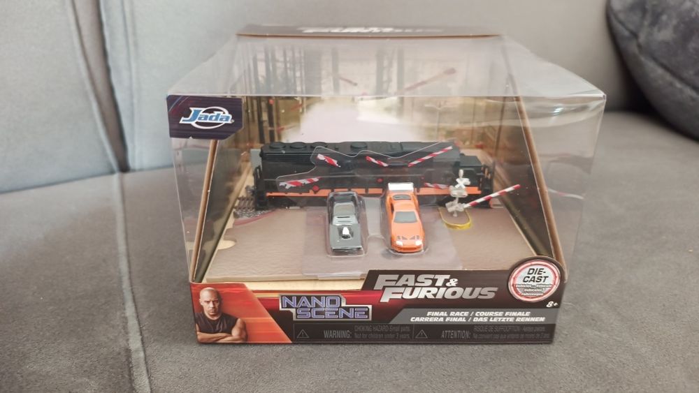Jada Nano Scene Diorama Fast and Furious Final Race Toyota Supra