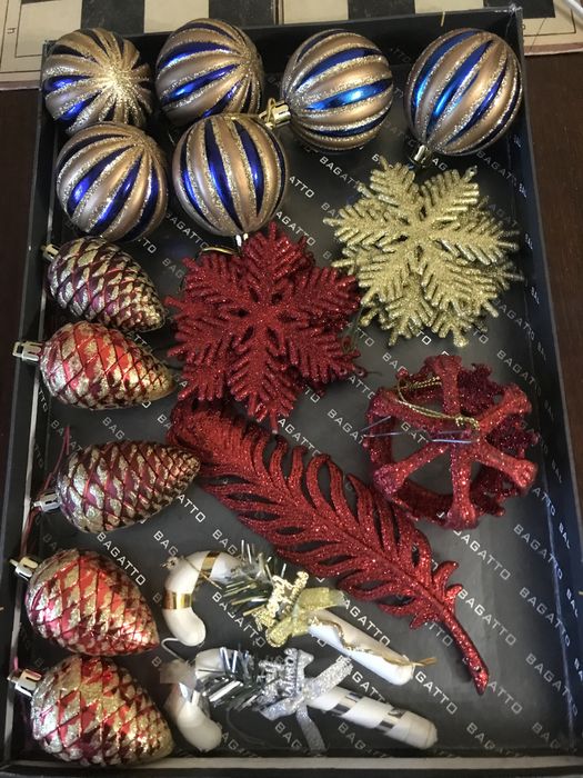 Игрушки елочные в ассортименте