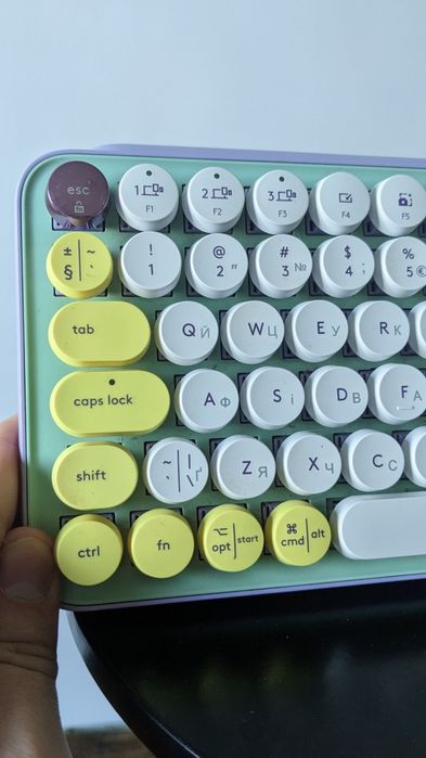Клавіатура Logitech POP Keys Wireless Mechanical Keyboard Daydream Min