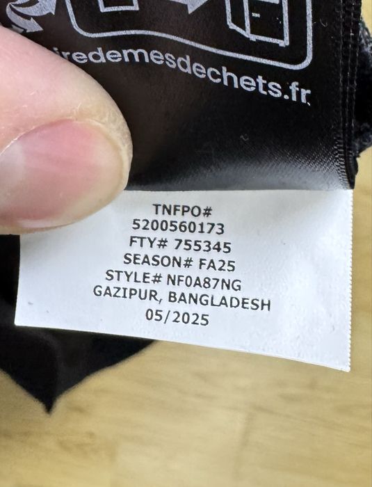 The North Face футболка 2XL размер трекинговая черная