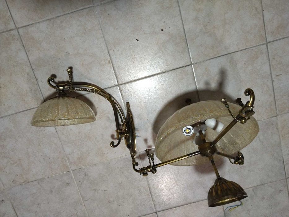 Kinkiet 1 pł. GRANADA i żyrandor