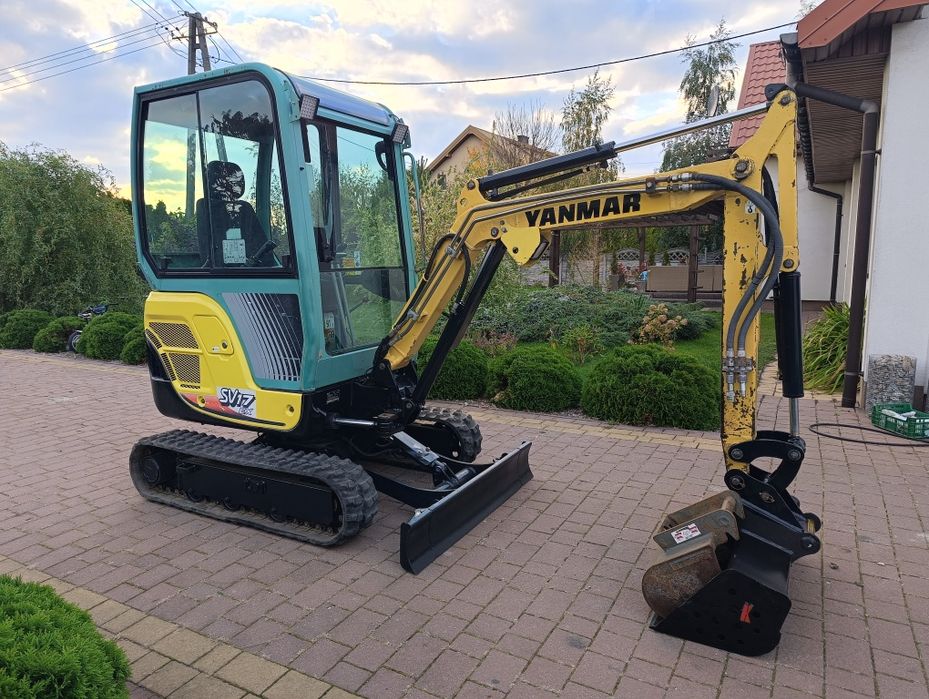 Yanmar sv17 ex brutto 2T LONG minikoparka mini koparka z Niemiec
