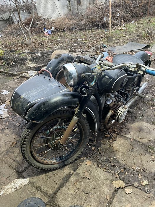 Мотоцикл Днепр МТ 9, К 650, 1971 год