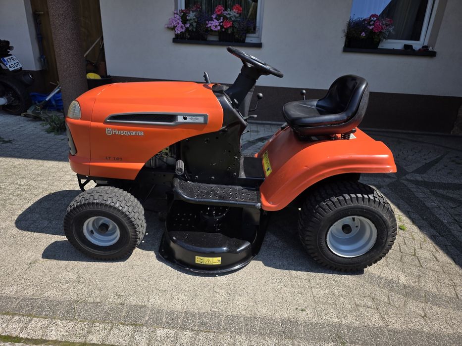 Husqvarna LT141 14HP Briggs 2 noże Manual  Mulczer  Traktorek Kosiarka