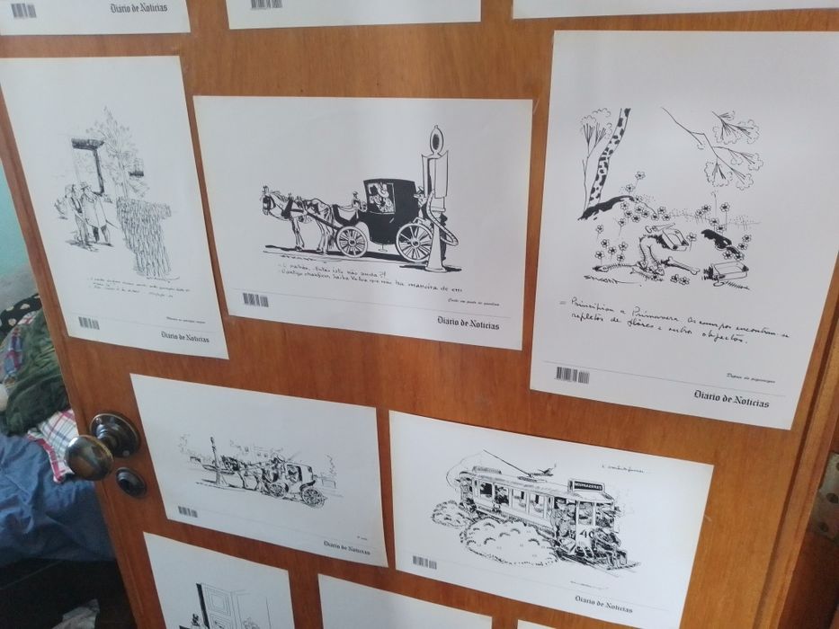 31 desenhos Stuart de Carvalhais Fac símile 50E - Olhos V.-2E Desde 2E