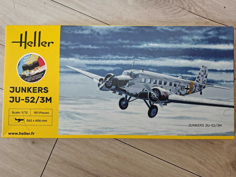 Junkers Ju 52 zestaw upominkowy 1:72 Heller
