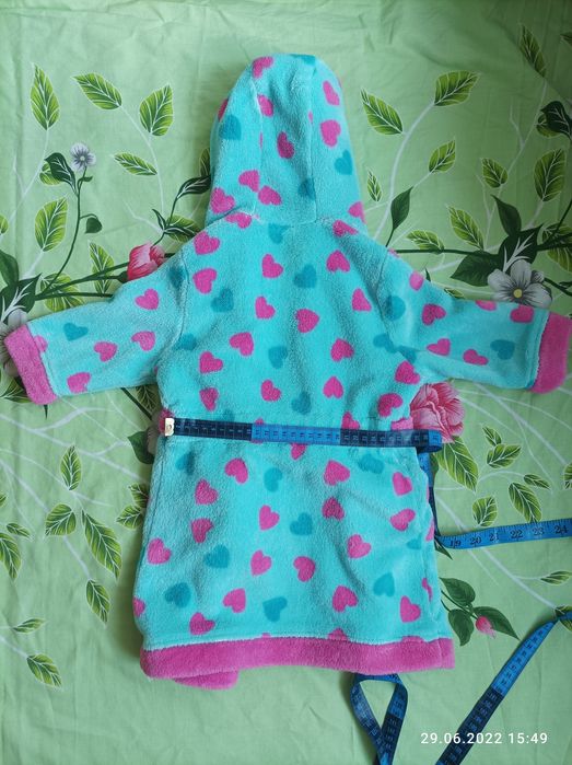 Махровый халат на девочку