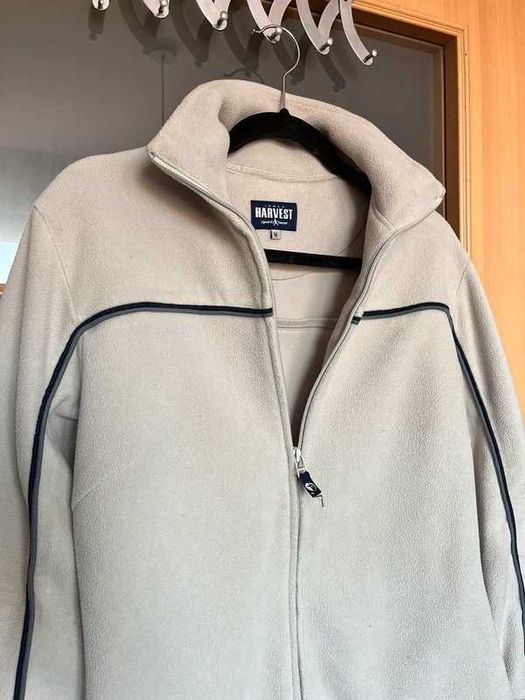sweter polar gruba bluza m ciepła bez kaptura golf