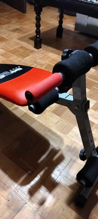 Ławka skośna do brzuszków Christopeit Sport BG 2 | Stan IDEALNY, składana