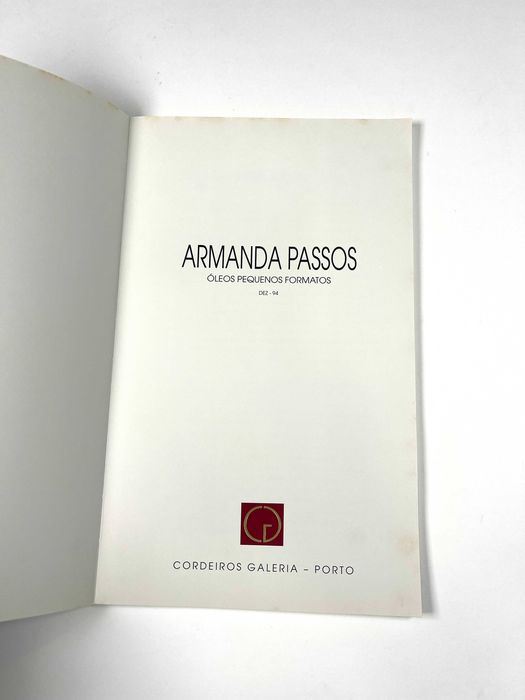 Armanda Passos Óleos Pequenos Formatos Cordeiros Galeria Porto 1994