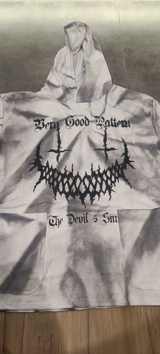 Bluza punk goth oversize