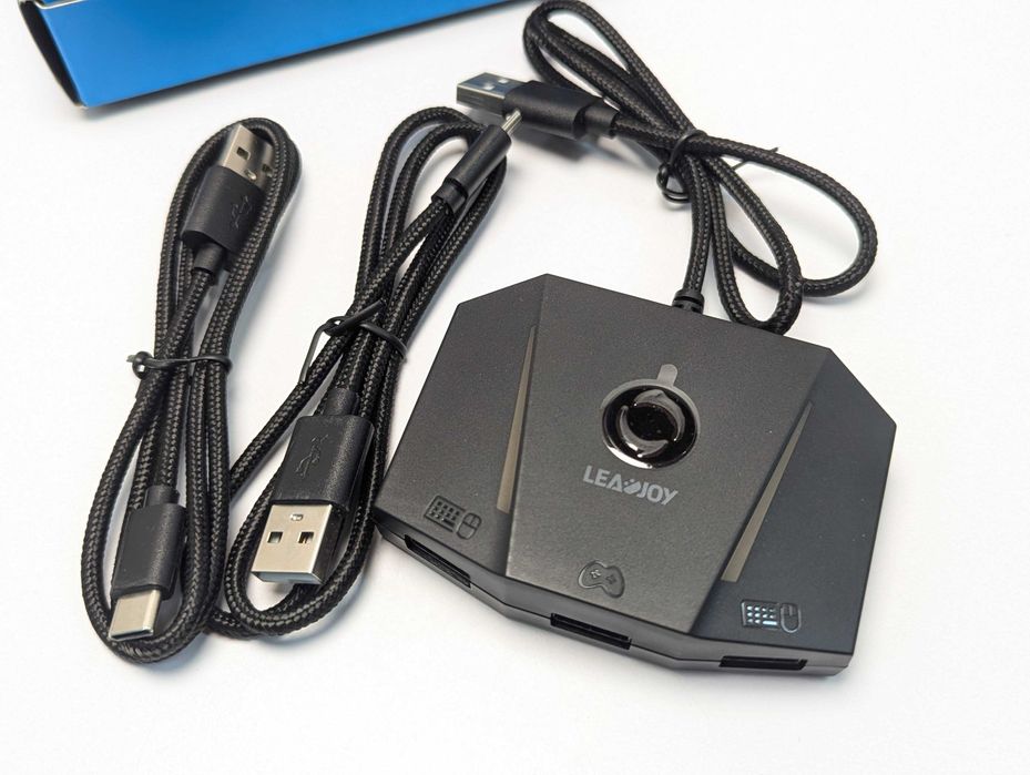 Адаптер для клавіатури та миші Leadjoy VX2 AimBox, дротовий перехідник сумісний з Switch, Xbox Series X, Xbox One, PS4