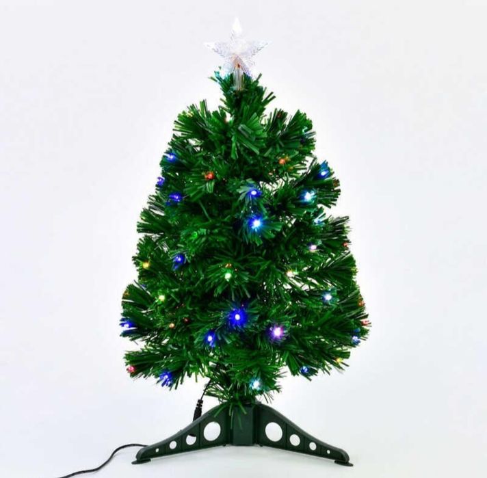 Штучна ялинка з вбудованою герляндой, що світиться, 60см 55 гі